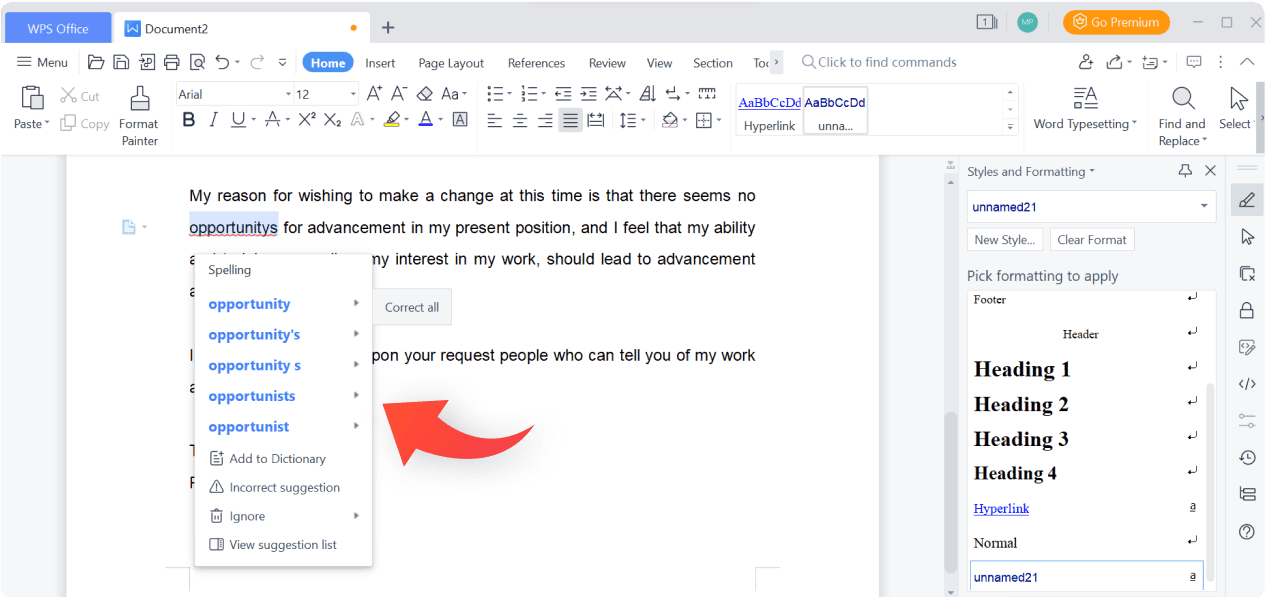 Wps Writer